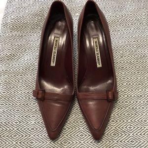 Manolo Blahnik kitten heel